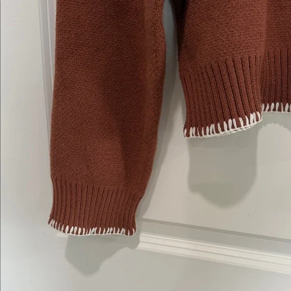 Rust Cow Design Sweater by Cupcakes and Cashmere - Picture 4 of 4